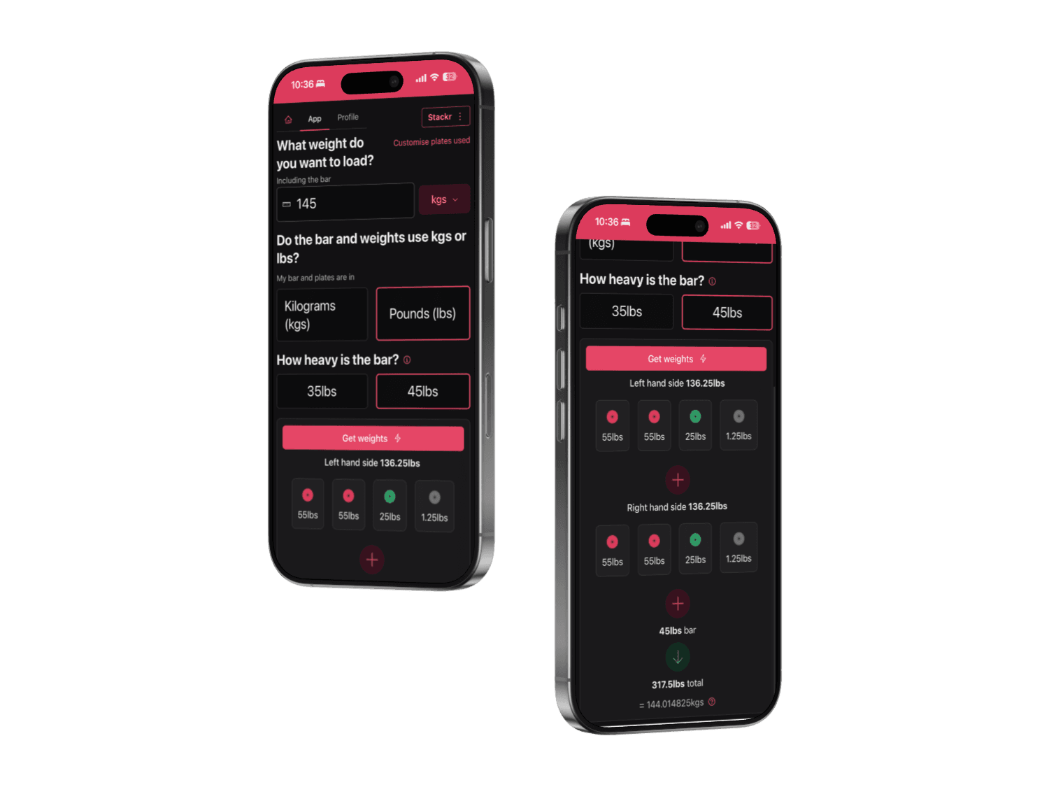 A mock up showing how the app looks when running on an iPhone